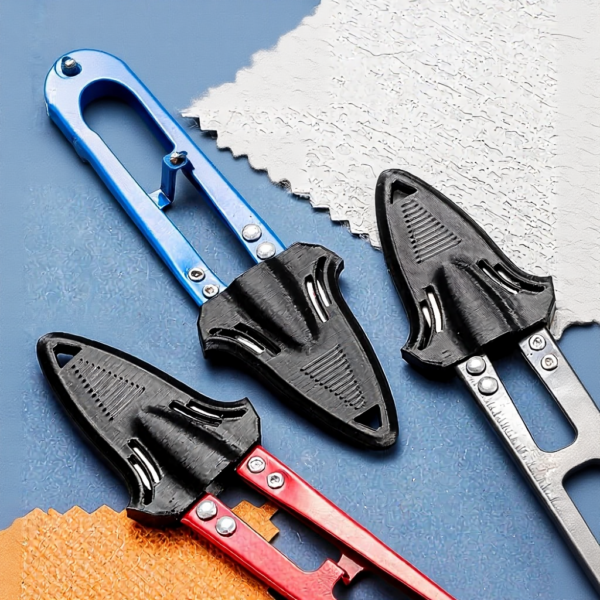 Black Scissors Sheath Sturdy Practical Plastic Scissor Tip Cover Protection Case for Knitting Needlework Crafting Embroidery