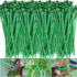 300/50PCS Plants Fixed Ties Multifunctional Green Nylon Cable Ties Self-locking Heavy Duty Fastening Ring Sealing Wraps Strap