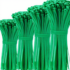 500/50PCS Plastic Self-locking Nylon Tie Green Cable Tie Heavy Duty Sealing Wrap Strap Multi-Purpose Garden Plant Fastening Ties