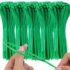 Green Heavy Duty Nylon Cable Ties Multi-Purpose Self-locking Plant Support Tie Home Garden Plant Care Fastener Ties Wholesale