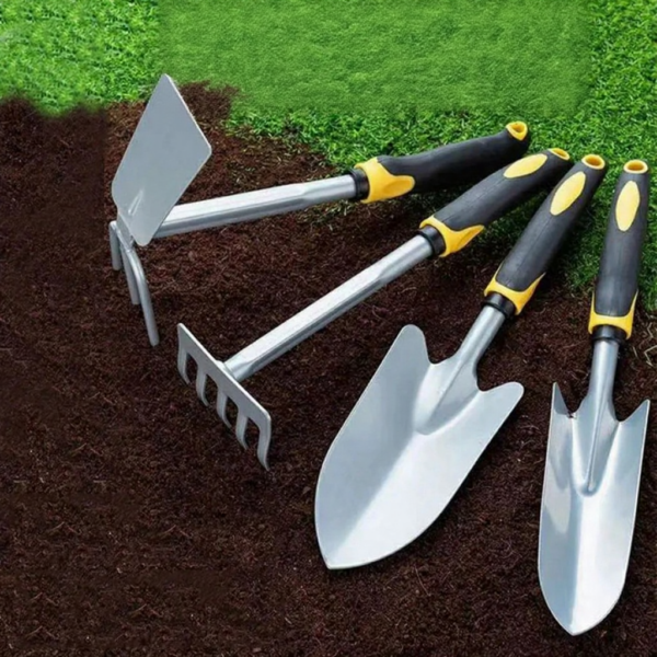 4-piece/1piece Tree Planting Tools Hoe Spade Dual-purpose Gardening Outdoor Digging And Weeding Tool Small Shovel Potted Plant