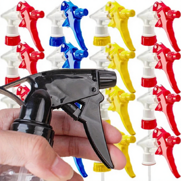 1/10x Trigger Sprayer Spray Bottle Nozzle Beverage Coke Bottle Watering Can Head Hand Button Hair Styling Garden Plant Watering