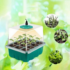 1/5PCS Grow Own Plants with This Complete Seed Starting Kit Includes ,Seedling Starter Trays ,Full Spectrum Plant Growth Lamps