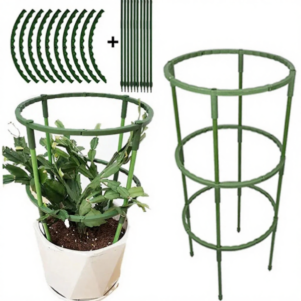 Plastic Plant Support Pile Garden Semi-circular Frame Stand Climb for Flowers Growing Balcony Flower Cage Holder Garden Supplies Plastic Plant Support Pile Garden Semi-circular Frame Stand Climb for Flowers Growing Balcony Flower Cage Holder Garden Supplies