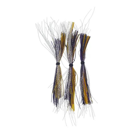 Dekoi Krystal Flash Lure Skirts, Purple Krystal