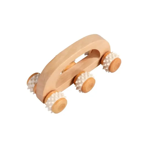 Wooden Manual Massage Roller Tool Arch Bridge Design Handheld Body Massager Natural Wood Deep Tissue Muscle Therapy Tool