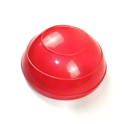 Mini Half Balance Ball PVC Exercise Yoga Pilates Training Ball 16cm - Red