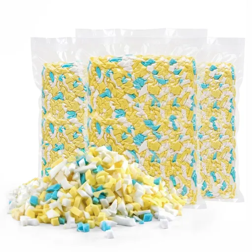 Artiss 15lbs (6.6KG) Bean Bag Filler Shredded Memory Foam Filling High Density Soft Pillow Stuffing for Bean Bag Chair, Couch Cushion, Dog Bed, Stuffed Animals and Arts Crafts