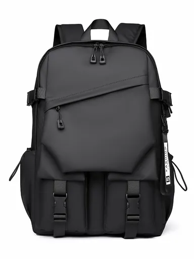 Black Professional Business and Travel Backpack | Large Capacity 15.6 Inch Laptop Compartment | Water-Resistant Functional Design