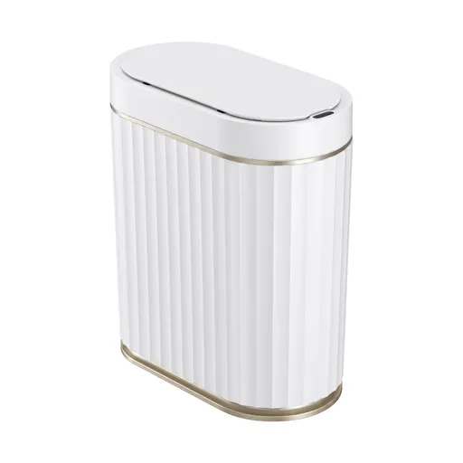 Devanti Sensor Bins 7L Motion Sensor Trash Can Slim Touchless Automatic Waste Bin White