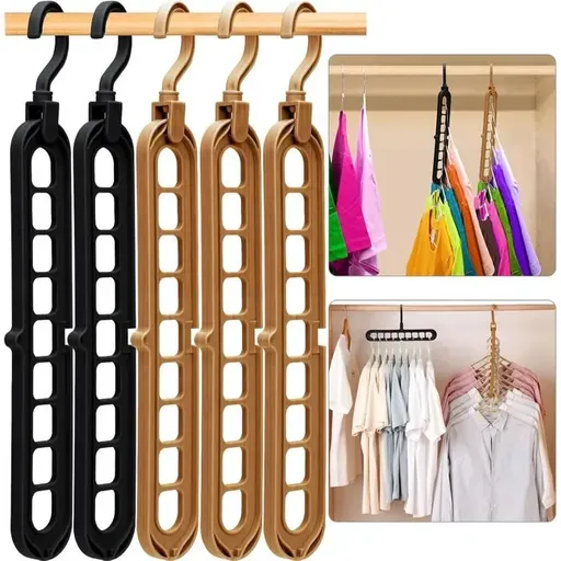 9 Hole Rotating Space Saving Hanger