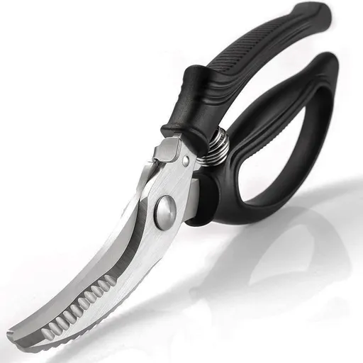Poultry Shears, Heavy Duty Kitchen Shears With Anti-Slip Handle & Safety Lock, Poultry Scissors for Meat, Chicken