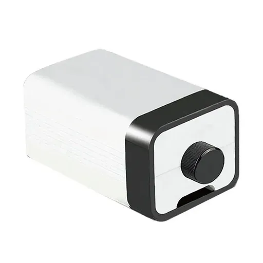 Black Aquarium Oxygen Pump with Dual Outlets for Fish Tank and Pond, 2x90L/h