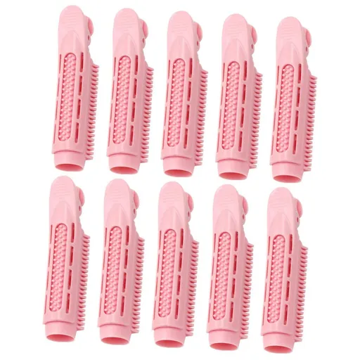 10 Pcs Pink Volumizing Hair Root Clip Natural Fluffy Hair Clip DIY Fluffy Curler Clamps Magic Salon Wave Hair Root Clip