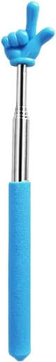 Retractable Reading Pointer Stick for Kids Teachers extendable lightweight durable Teaching tool for classroom presentations perfect for reading guidance Instruction (blue)