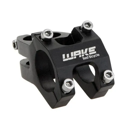 MTB Mountain Bike Handlebar Stem 31.8mm Aluminium Alloy Short Stem Cycling Part - Black