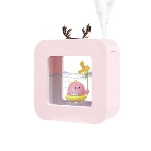 400ml Cool Mist Humidifier for Bedroom, Night Light Essential Oil Diffuser