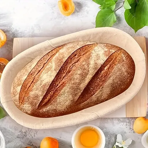 Bread Proofing Basket Cloth Liner, Proofing Basket Cover, Natural Rattan Proofing Cloth, 25cm (Basket not Included)