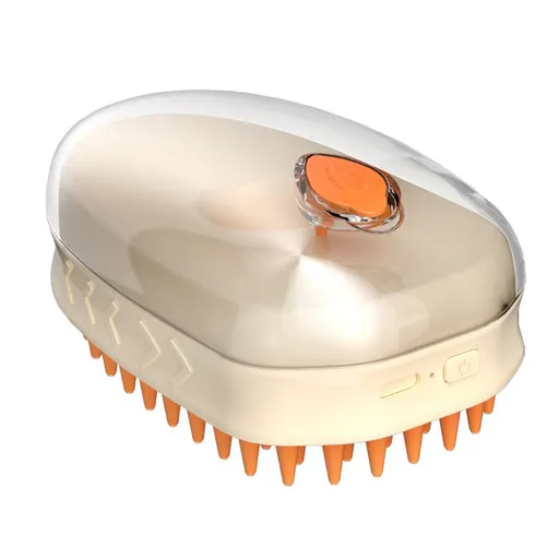 Cat Beauty Steam Brush Pet Beauty Brush 3-in-1 Electric Cat Beauty Brush with Steam Function Silicone Brush