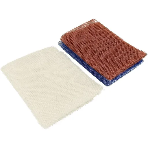 3pcs African Bath Exfoliating Net Sponge for Daily Routine, Quick Lather Lightweight Design Exfoliating Shower Use Home Bathing Accessory