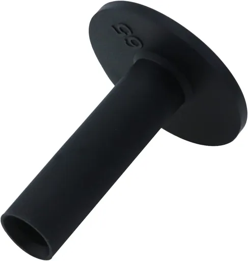 5PCS Rubber Golf Tees Good Elasticity Golf Ball Base Black 90 Degree Rotation Available Golf Ball Holder (65mm/2.56Inch)