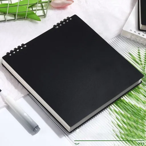 Grid Notebook Minimalist Black 60 Sheets/120 Pages