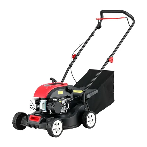 Giantz Petrol Lawn Mower 149cc 4 Stroke Hand Push 16in Grass Cutter Lawnmower