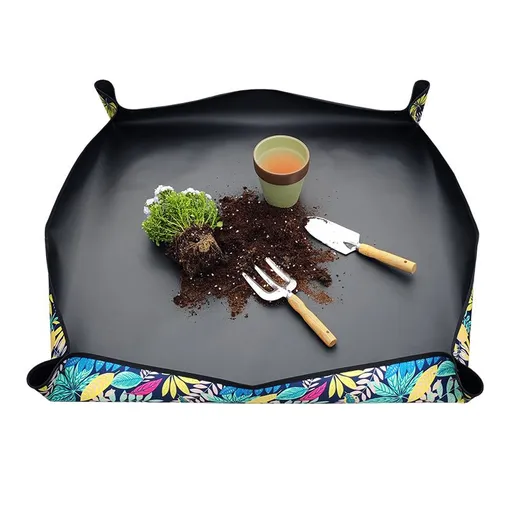3 PCS 29.5"x 29.5" Waterproof Repotting Mat for Plant Transplanting and Mess Control Repotting Mat for Indoor Plants Transplanting and Dirt Control