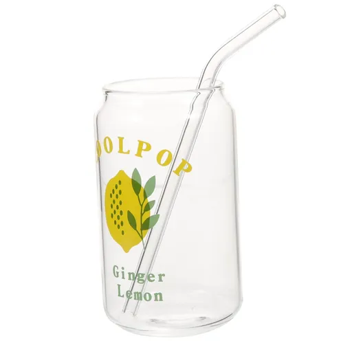 1 Set Cola Glass Clear Cups Lemonade Cups Glass Coffee Mugs Coffee Milk Cup Lemon Tea Drinks Lovers,