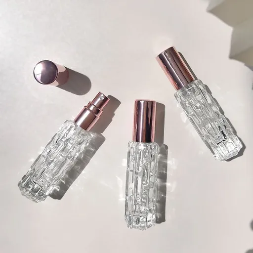 10ml Glass Perfume Atomizer,Empty Refillable Perfume Spray Bottle for Men and Women,Portable Fragrance Fine Mist Spray 3pes