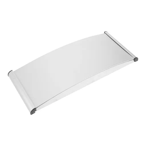 Durable Plated Silver Aluminum Office Door Sign Plate for Wall Display
