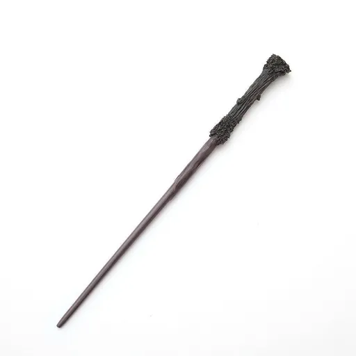 Flat Head Resin Wizard Wand With Inner Metal Support, Christmas & Halloween Roleplay Decor, Style 2