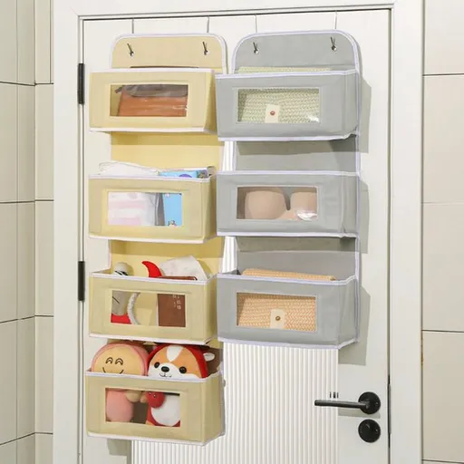 Storage Bag - Door Storage Bag - Large Capacity - Multi-Layer - Toys - Miscellaneous - Storage Bag - Student Dorm Storage Rack - 3 Layers