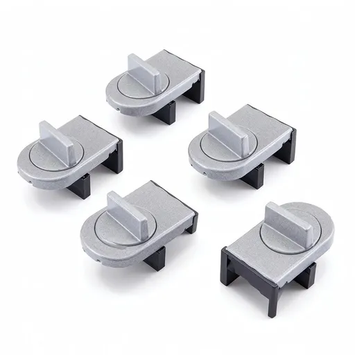Aluminium Sliding Window Door Locks with Keys Security Lock Stop Anti Theft Sash Lock for Sliding Doors Windows, Pinch Proof Fall Prevention Durable 5pcs