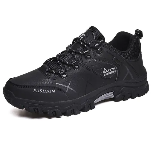 New Code Men Hiking Shoes Anti Slip Outdoor Black 44