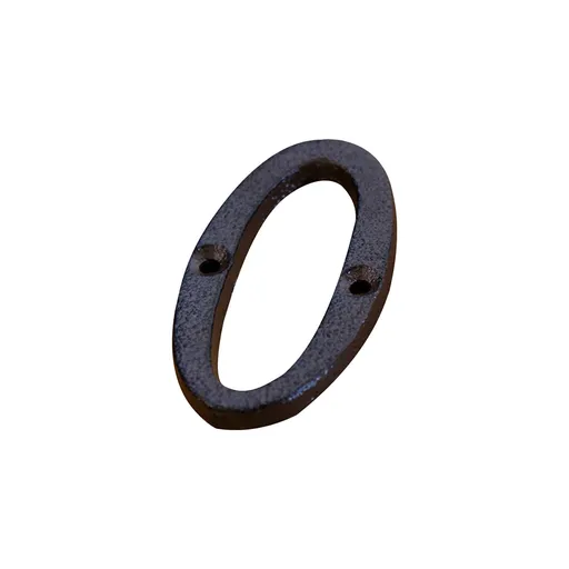 3 inch Iron House Number, Iron Black House Numbers for Outside, Metal Mailbox Numbers for Outside, Home Address Numbers for House, Matching Screws A