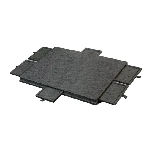 Social Hike Puzzle Board 1500 pcs - Felt Tilting Portable Cover + Drawers Grey