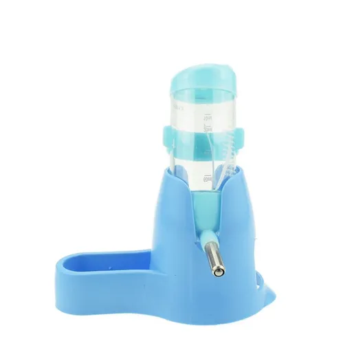Hamster Water Bottle,Little Pet Automatic Drinking Bottle with Food Container Base Hut Hanging Water-3pcs