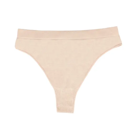 Size S Skin Comfortable High-Waisted Thong Underwear - 3-Pack for Everyday Comfort
