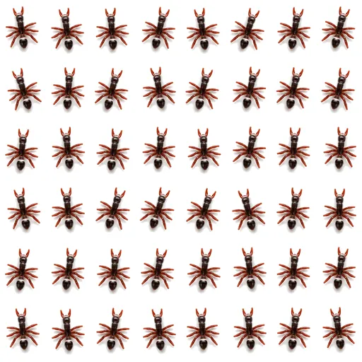 48x MINI FAKE ANTS Trick Halloween Scary Creepy Joke Prank Small Gag Toy Bug