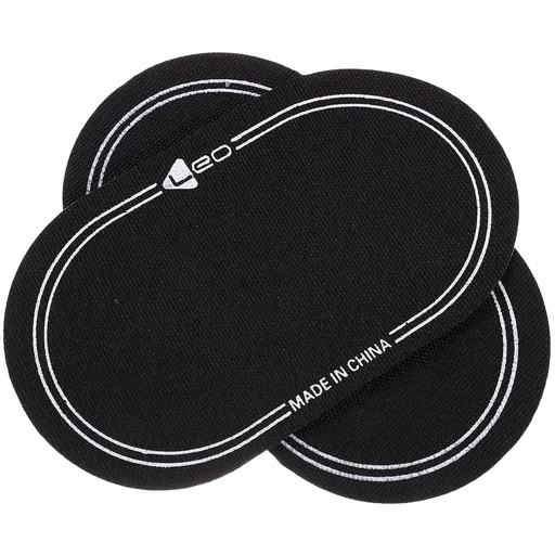 2Pcs Bass Drum Patch Double Drum Pedal Patches Drum Pads Sticker for Drum Percussion Accessories 9.20X4.20X3.90CM Black