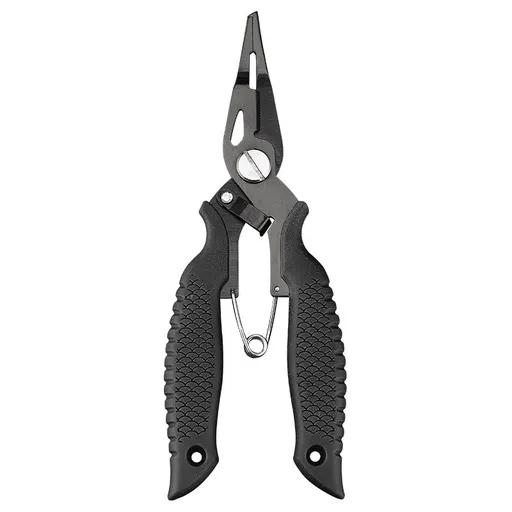 Fishing Pliers, Braid Scissors and Split Ring Pliers, Fishing Hook Remover, Saltwater Resistant Fishing Gear Fishing Needle Nose