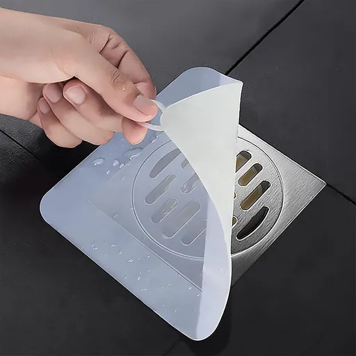 Silicone Tub Stopper Floor Drain Cover, 2 Pieces Sewer Anti-Odor Mat Deodorizing Drain Plugs for Kitchen, Bathroom and Laundry(5x5 inch)