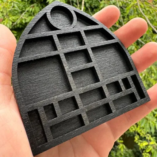 Wooden display stand for mini curiosities,Cathedral