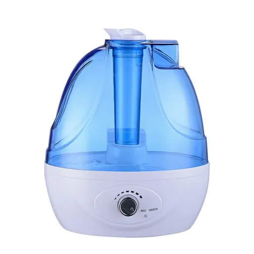 Cool Mist Humidifier 2.5L Water Tank Quiet Ultrasonic Humidifiers for Bedroom 360° Rotation Nozzle Adjustable Mist Level