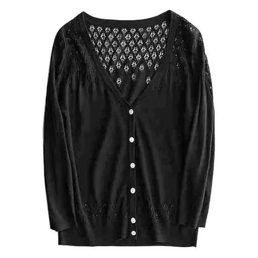 Muse Women V Neck Cardigan Thin Ice Silk Pink XL Size: XL; Height (cm): 170-175; Weight (kg): 60-65; Bust (cm): 94-98; Waist (cm): 78-82; Shoulder width (cm): 40; Length (cm): 64