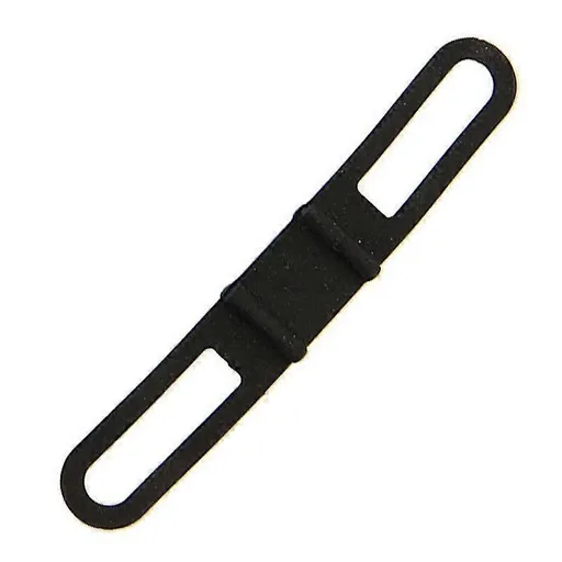 2pcs Bicycle Silicone Band High Stretch Silicone Straps Bicycle Fixing Straps - Black