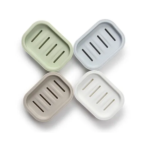 4 Pack Travel Soap Container, Portable Soap Holder with Lid, Travel Bar Soap Holder, Soap Case for Camping Gym Travel