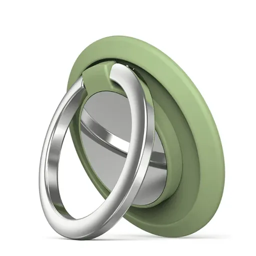 Iring Phone Ring Finger Holder Stand Car Mount Hook For Iphone Ipad Mobile Grip - A11-Matcha Green