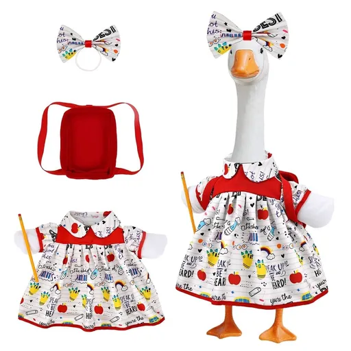 Outfits, Back to School Theme, Polyester Fabric, for Your front Door Lawn or Garden During Back to School Season
